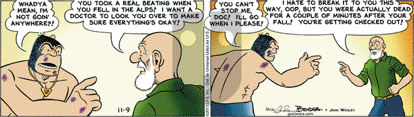 Alley Oop on Saturday November 9, 2013 Comic Strip
