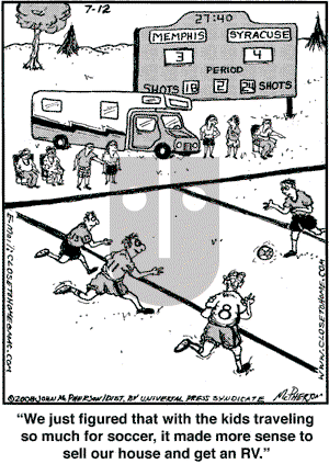 Close to Home on Saturday July 12, 2008 Comic Strip