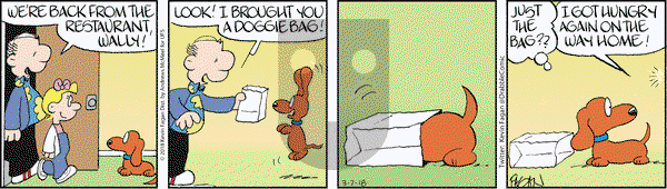 Drabble on Wednesday March 7, 2018 Comic Strip