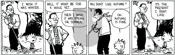 Calvin and Hobbes on Tuesday October 20, 1992 Comic Strip