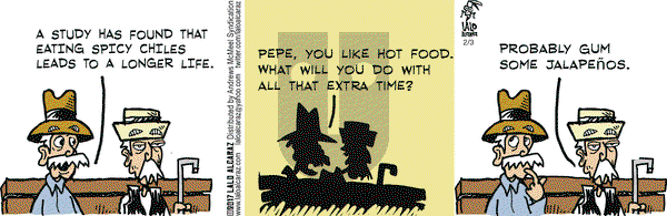 La Cucaracha on Friday February 3, 2017 Comic Strip