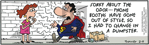 Frank and Ernest on Wednesday February 9, 2011 Comic Strip