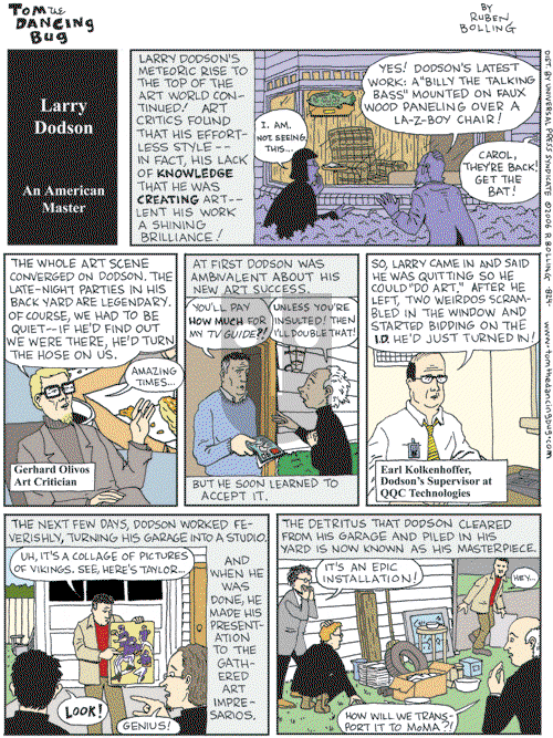 Tom the Dancing Bug on Saturday November 4, 2006 Comic Strip