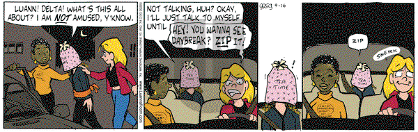 Luann on Tuesday September 16, 2003 Comic Strip