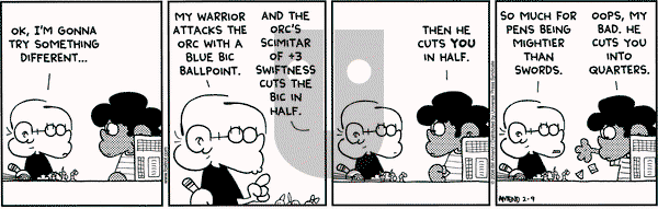 FoxTrot on Thursday February 9, 2006 Comic Strip