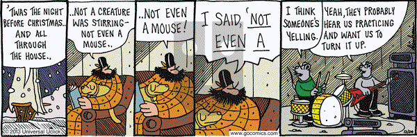 Overboard on Tuesday December 24, 2013 Comic Strip