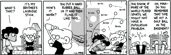 FoxTrot on Friday November 22, 1996 Comic Strip