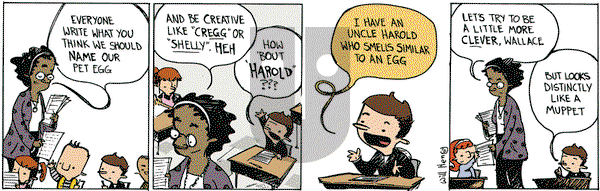 Wallace the Brave on Wednesday September 9, 2015 Comic Strip