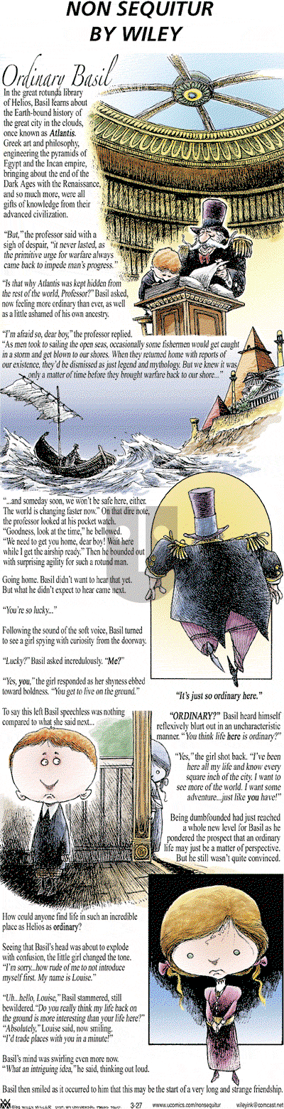 Non Sequitur on Sunday March 27, 2005 Comic Strip