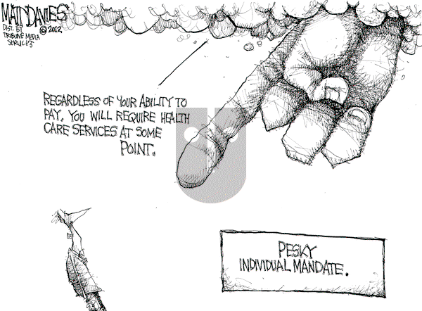 Matt Davies on Tuesday March 27, 2012 Comic Strip