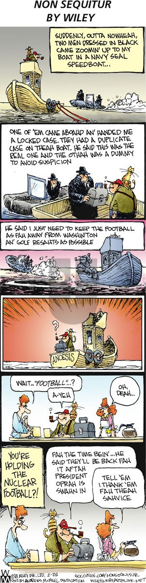 Non Sequitur on Sunday February 25, 2018 Comic Strip