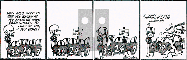 Doonesbury on Tuesday December 29, 1970 Comic Strip