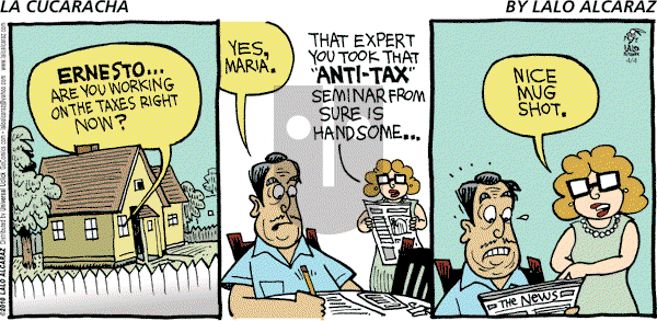 La Cucaracha on Sunday April 4, 2010 Comic Strip