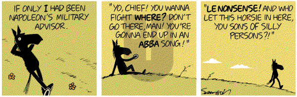 Dark Side of the Horse on Saturday October 29, 2011 Comic Strip