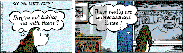 Fred Basset on Wednesday March 10, 2021 Comic Strip