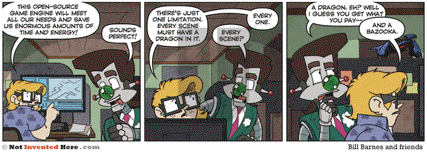 Not Invented Here on Monday September 27, 2021 Comic Strip