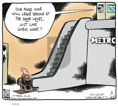 Tom Toles on Thursday January 12, 2012 Comic Strip