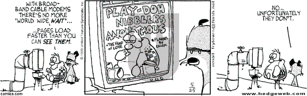 Over the Hedge - Tuesday May 25, 1999 Comic Strip