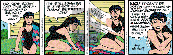 Nancy on Tuesday September 24, 2013 Comic Strip