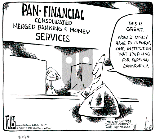 Tom Toles on Saturday April 1, 2000 Comic Strip
