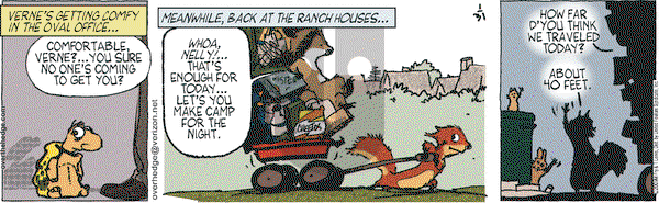 Over the Hedge on Saturday January 31, 2009 Comic Strip