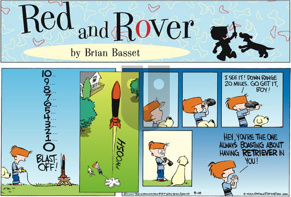 Red and Rover - Sunday September 10, 2000 Comic Strip