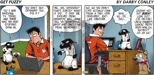 Get Fuzzy on Sunday June 23, 2002 Comic Strip