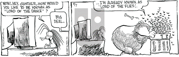 The Grizzwells on Thursday August 7, 1997 Comic Strip