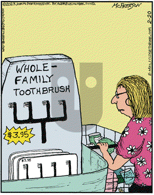 Close to Home - Monday February 20, 2023 Comic Strip