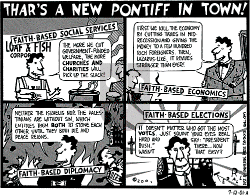 Ted Rall on Thursday July 12, 2001 Comic Strip