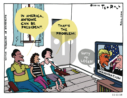 Ted Rall on Friday November 11, 2016 Comic Strip