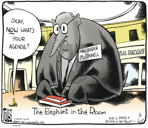 Tom Toles on Thursday November 6, 2014 Comic Strip