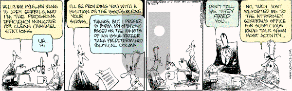 Non Sequitur on Friday November 7, 2003 Comic Strip