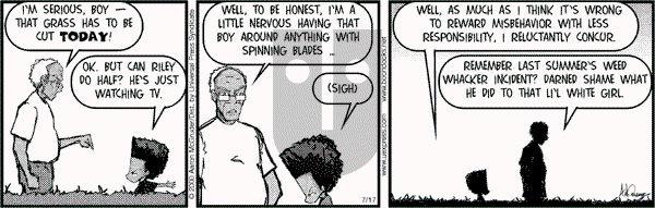 The Boondocks on Monday February 17, 2014 Comic Strip