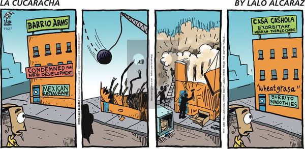 La Cucaracha on Sunday November 27, 2016 Comic Strip