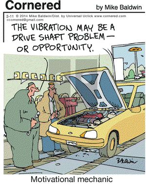Cornered on Tuesday March 11, 2014 Comic Strip