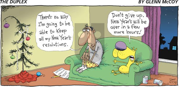 The Duplex on Sunday January 1, 2012 Comic Strip