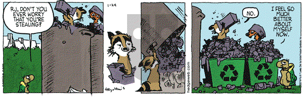 Over the Hedge on Wednesday January 24, 2007 Comic Strip