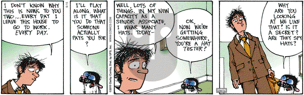 Get Fuzzy on Wednesday September 15, 2010 Comic Strip