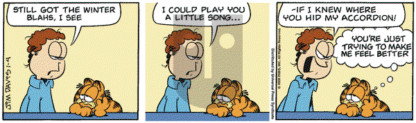 Garfield on Friday January 4, 2008 Comic Strip