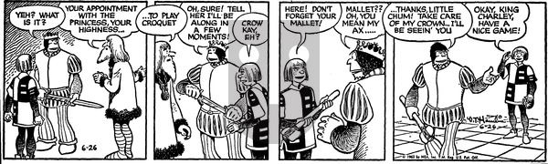 Alley Oop on Wednesday June 26, 1963 Comic Strip