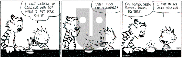 Calvin and Hobbes on Saturday September 20, 2025 Comic Strip