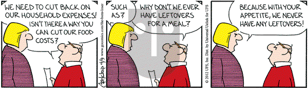 The Born Loser on Monday April 9, 2012 Comic Strip