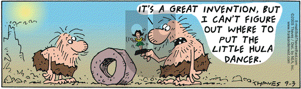 Frank and Ernest on Saturday September 3, 2005 Comic Strip