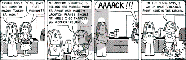 Cathy Classics on Wednesday August 8, 1984 Comic Strip