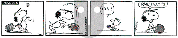 Peanuts on Thursday July 18, 1974 Comic Strip