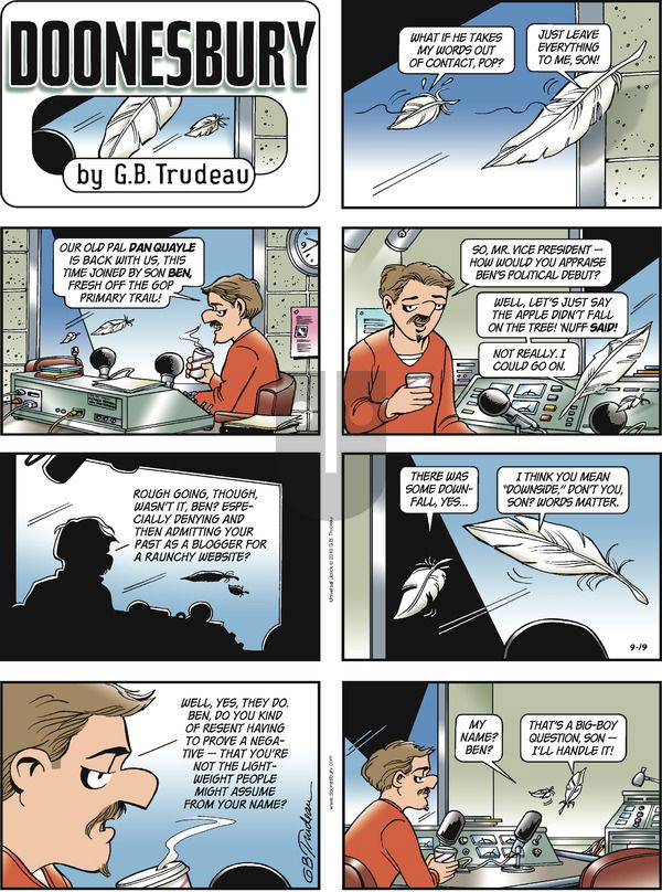 Doonesbury on Sunday September 19, 2010 Comic Strip
