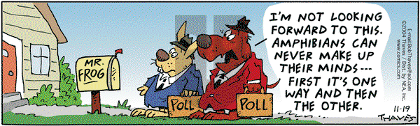 Frank and Ernest on Friday November 19, 2004 Comic Strip