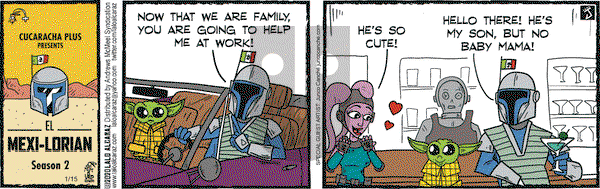 La Cucaracha on Wednesday January 15, 2020 Comic Strip