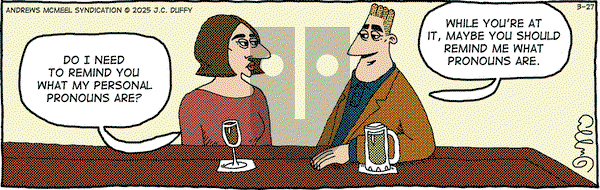 The Fusco Brothers on Thursday March 27, 2025 Comic Strip